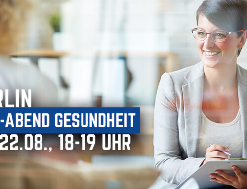 Einladung zum Info-Abend Gesundheit in Berlin am 22.08.2019, 18 Uhr