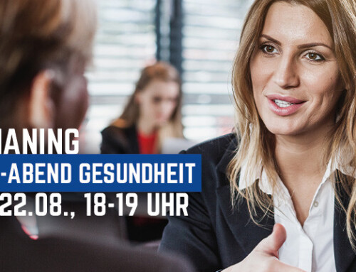 Einladung zum Info-Abend Gesundheit in Ismaning am 22.08.2019, 18 Uhr